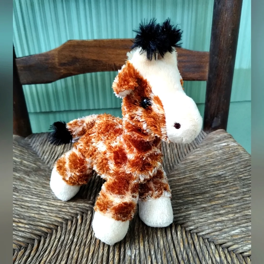 ÷Aurora Mini Flopsie GiGi Brown Giraffe 8" Stuffed Animal  Plush Lovey Soft Toy - Picture 2 of 13